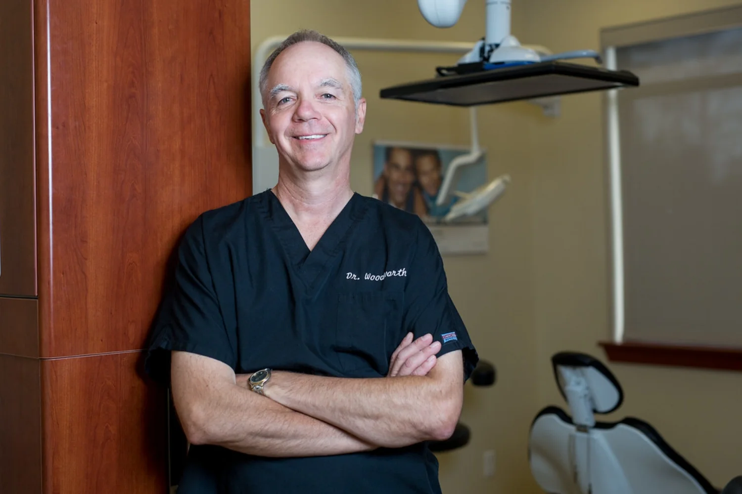 Bright and modern dental practice interior with professional setup